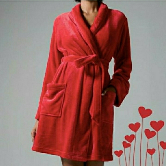 Soma Other - 🔥SALE🔥 Red Robe Plush Luxury Soft Soma S/M NWT 🥰 RETAIL $84-